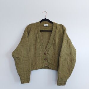 Vintage Cropped Cardigan